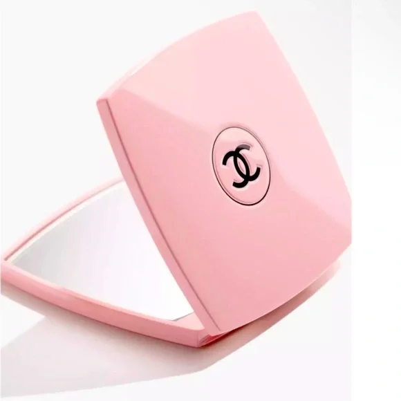 NIB-Pink Chanel Duo Compact Double Facette Mirror